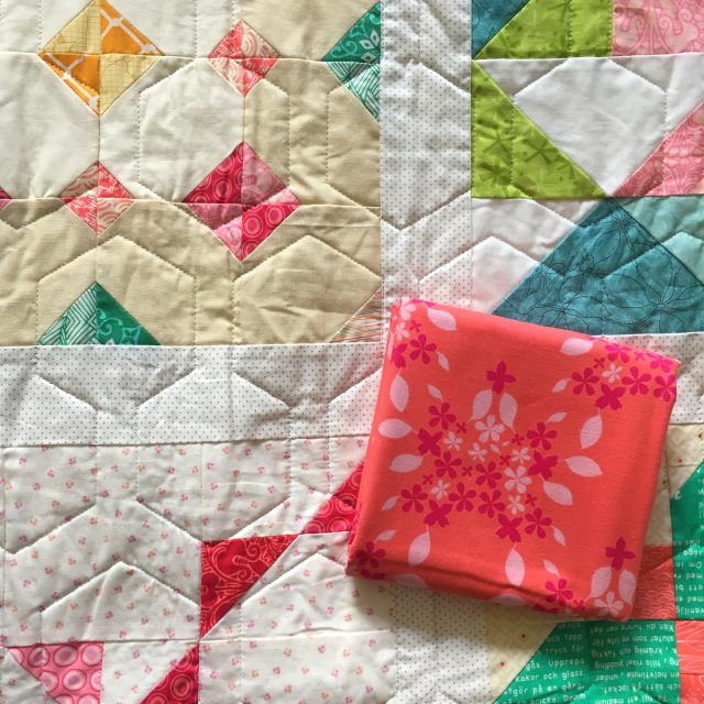 Longarm quilting detail