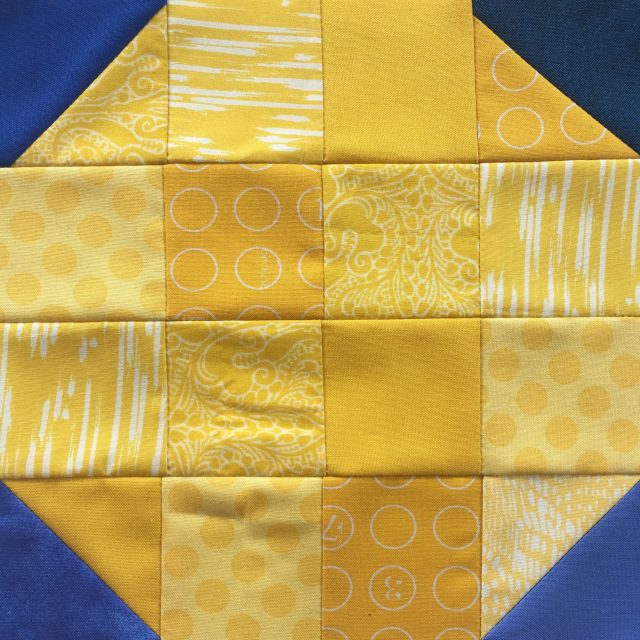 Stellar BOM with AccuQuilt Block 1 by BlossomHeartQuilts.com