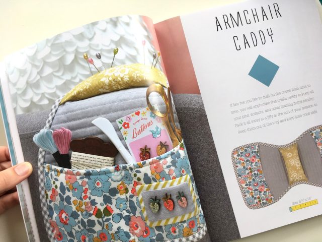 Armchair Caddy in Zakka Home book by Sedef Imer