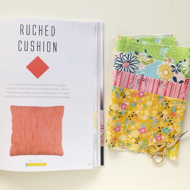 Zakka Home book review and Ruched Cushion project make