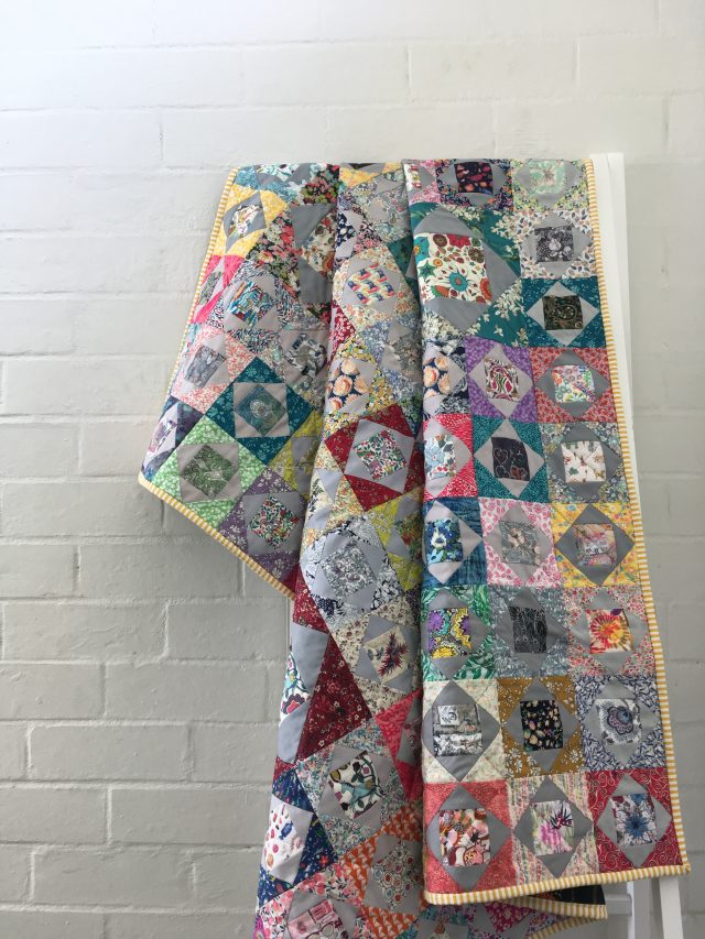Hide And Seek quilt pattern by BlossomHeartQuilts.com