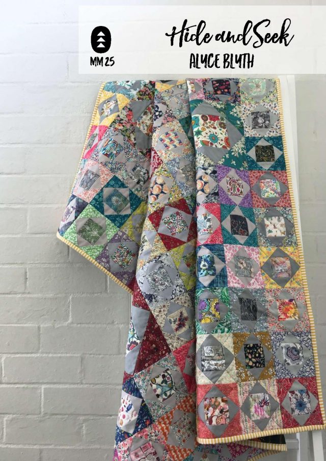 Make Modern issue 25 Hide And Seek pattern by BlossomHeartQuilts.com