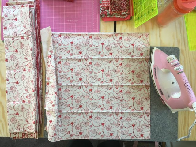 Easy fat quarter napkins tutorial pressing