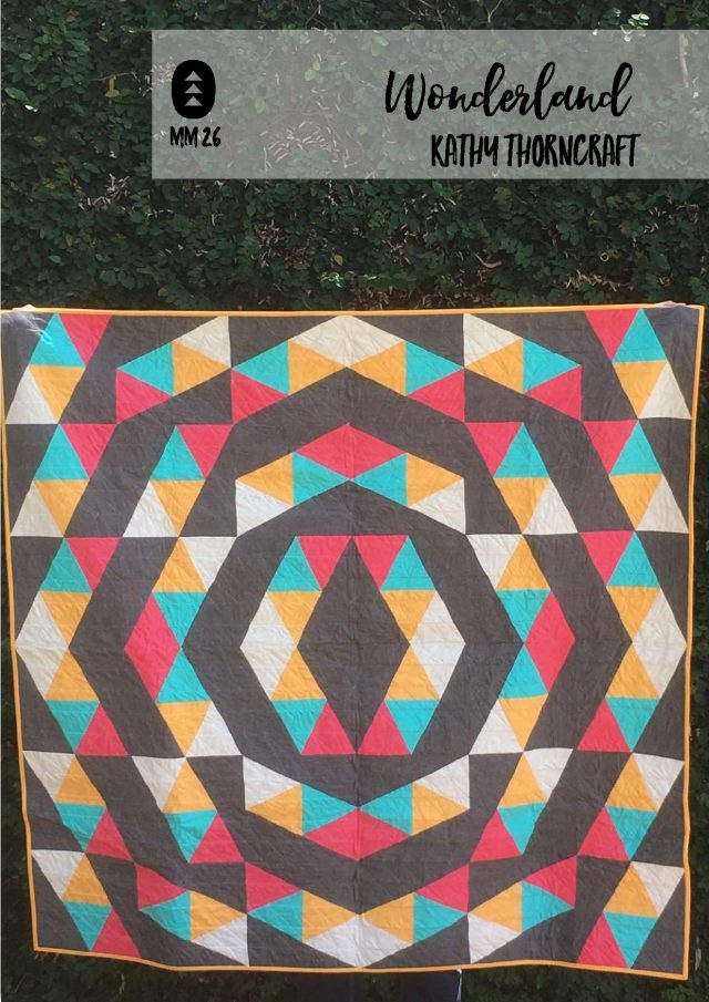 Wonderland triangle quilt in Make Modern Issue 26