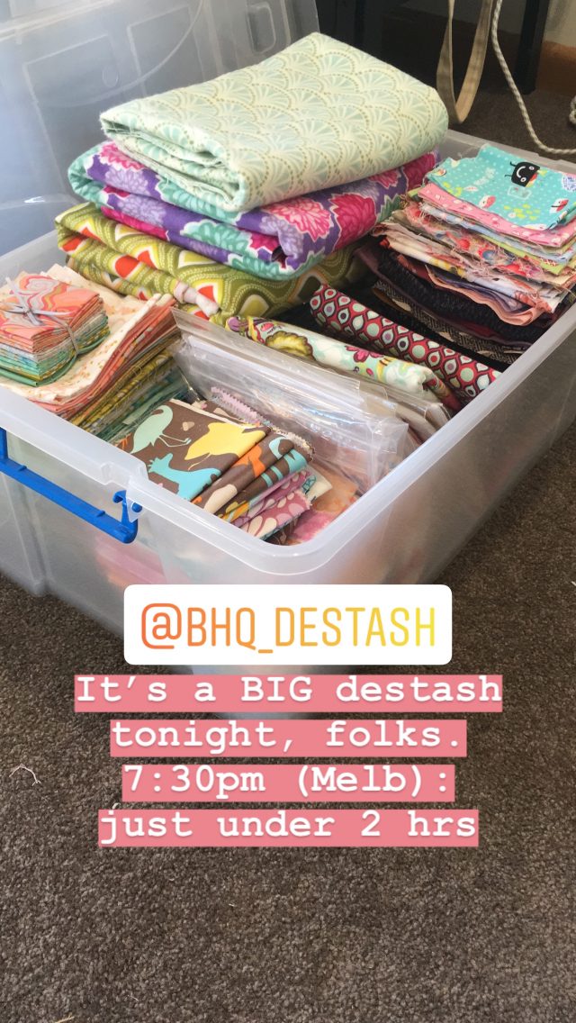 Hosting an Instagram destash