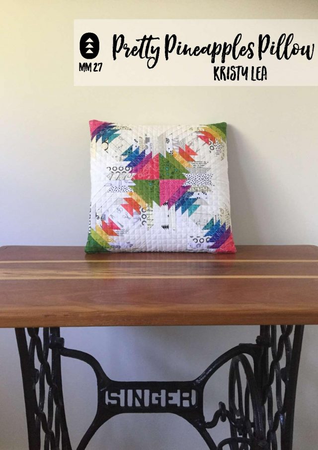 Pretty Pineapples Pillow by Kristy Lea for Make Modern