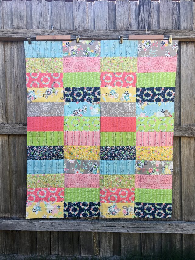 Quick fat eighth quilt pattern by BlossomHeartQuilts.com for Pfaff Australia