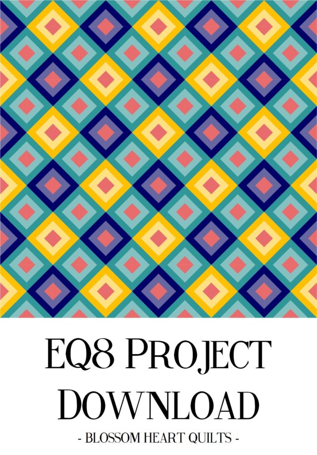 Treasure Hunt - A Free EQ8 Project Download from BlossomHeartQuilts.com