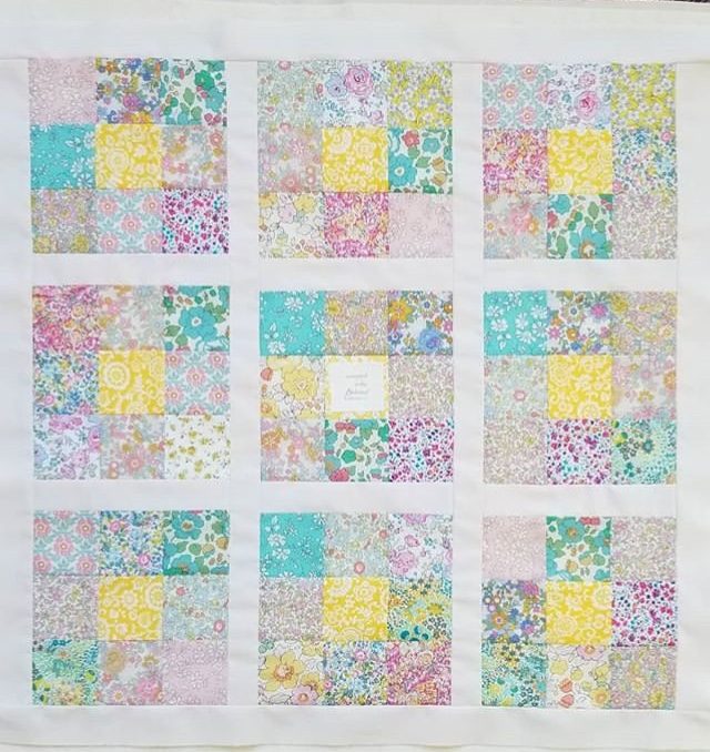 Pastel Liberty quilt