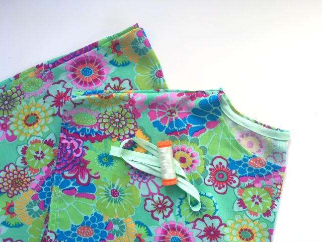 Box Top made with Kaffe Fassett voile
