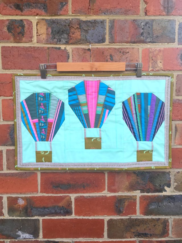 Hot air balloon quilt