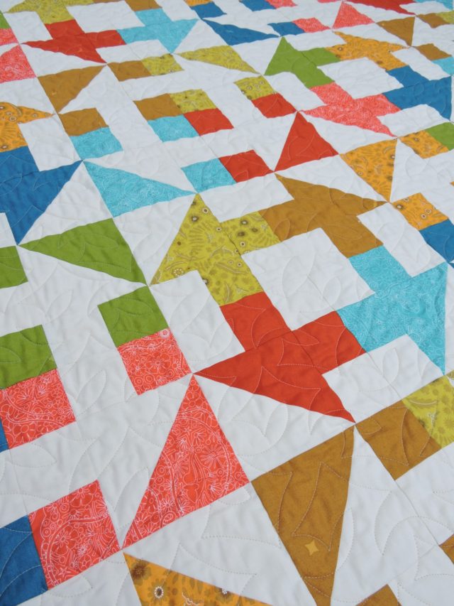 Modern boy quilt