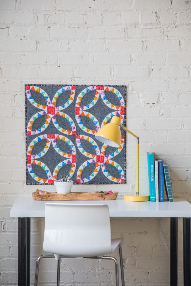 Modern pickle dish quilt