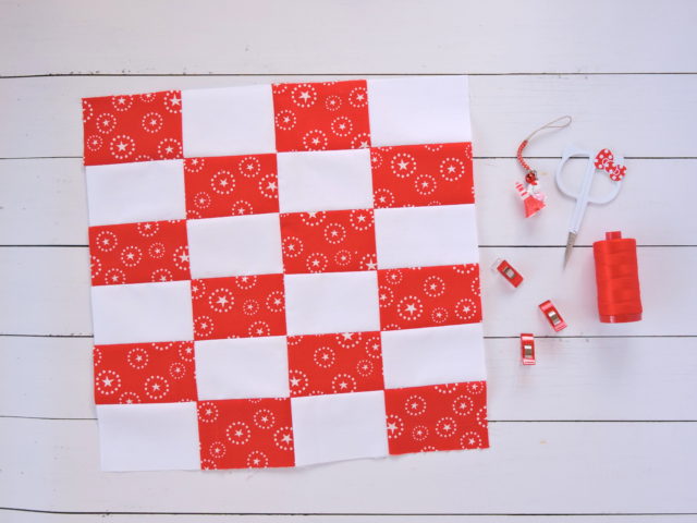 Advent quilt block tutorial