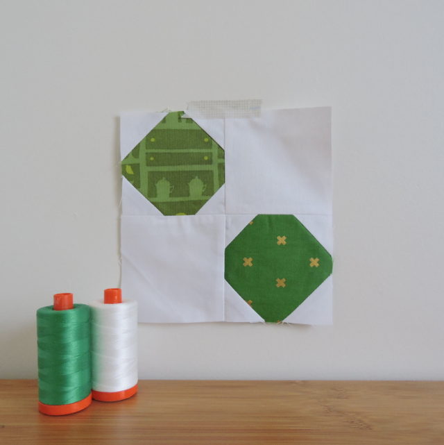 Snowball quilt block