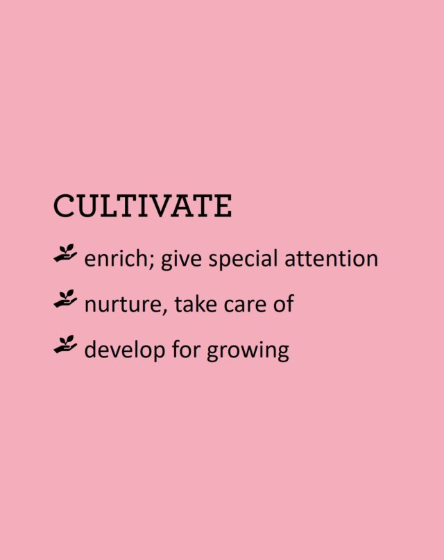 Cultivate Creativity