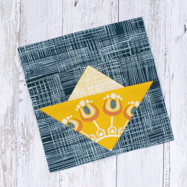 Flying geese quilt block