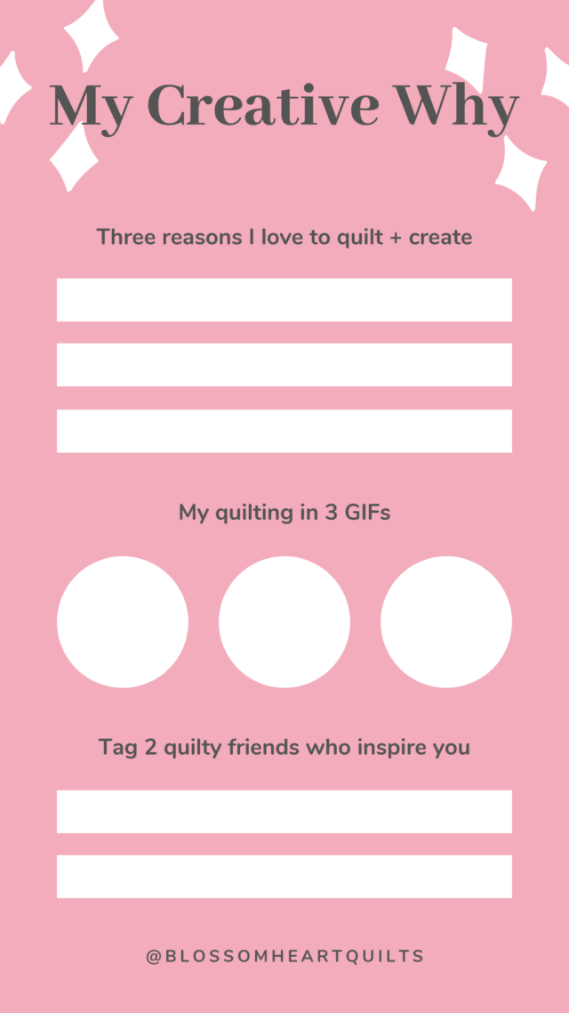 Quilting Instagram Story template