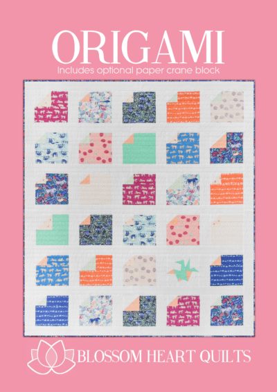 Origami quilt pattern front cover