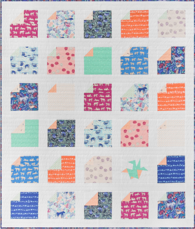 Origami quilt pattern