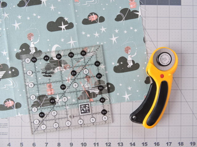 Using a smaller ruler for cutting small squares