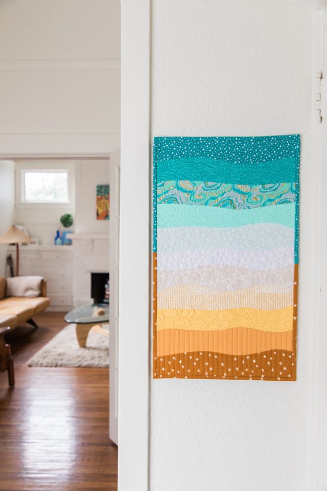 Brushstrokes quilt from Mini Masterpieces