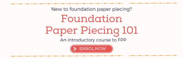 Learn how to do foundation paper piecing