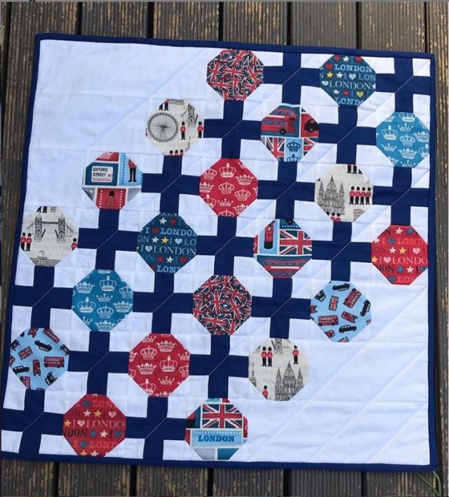 England mini quilt