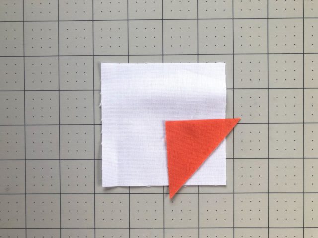 Improv corner triangles from scrap triangles
