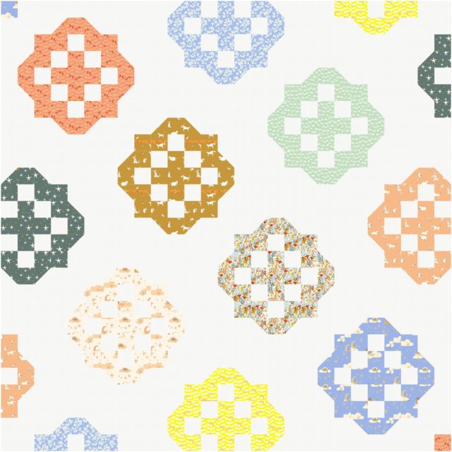 Backsplash quilt pattern