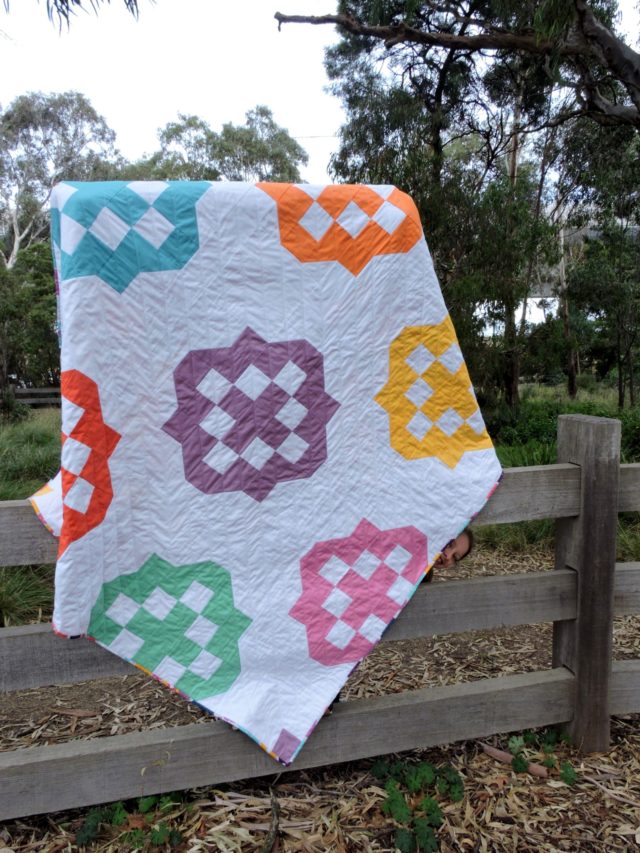 Backsplash quilt pattern