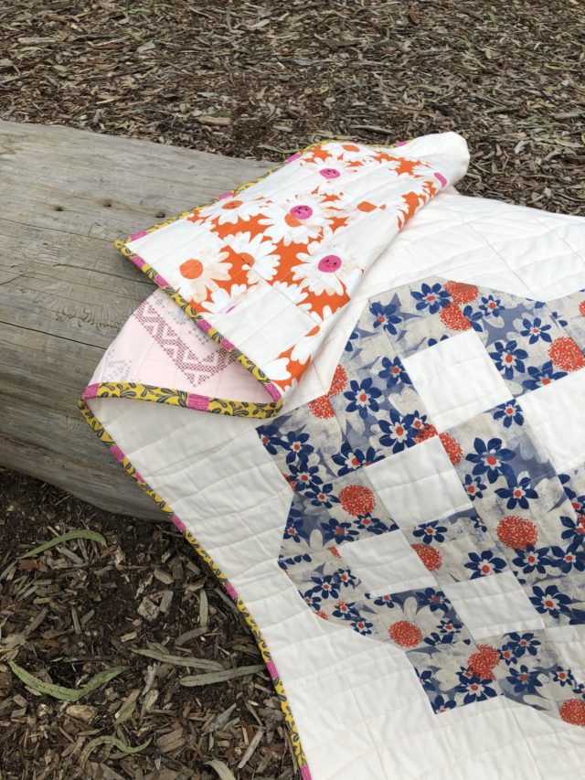 Modern baby quilt pattern