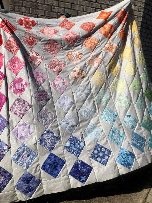 Rainbow quilt