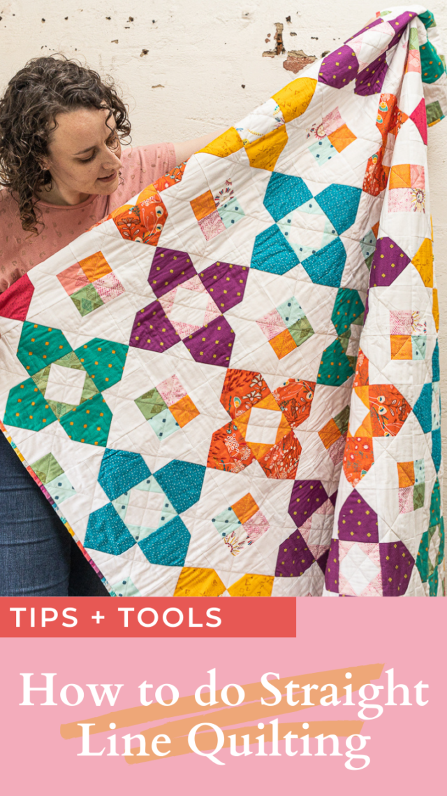 How to do straight line quilting