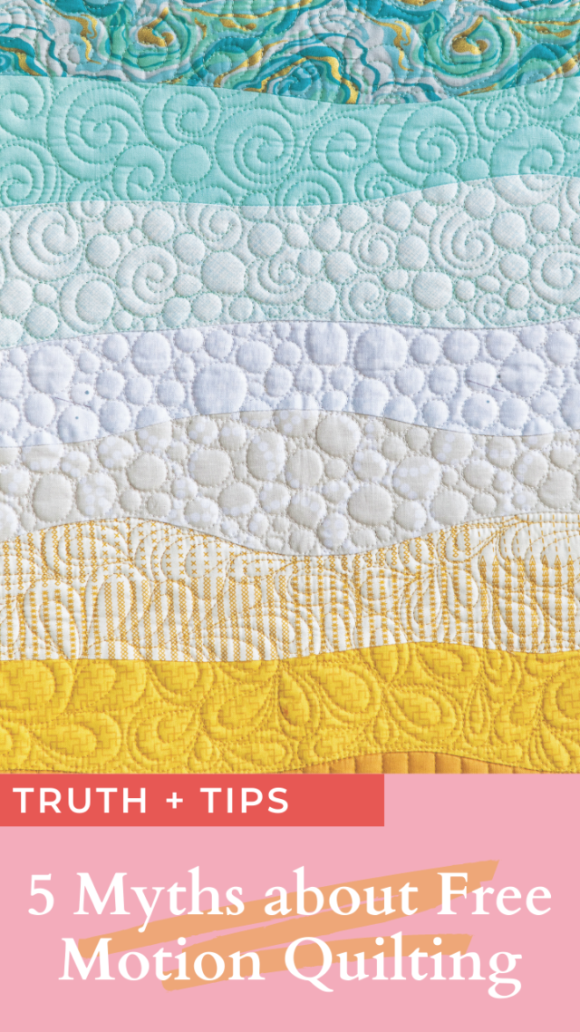 Free motion quilting myths