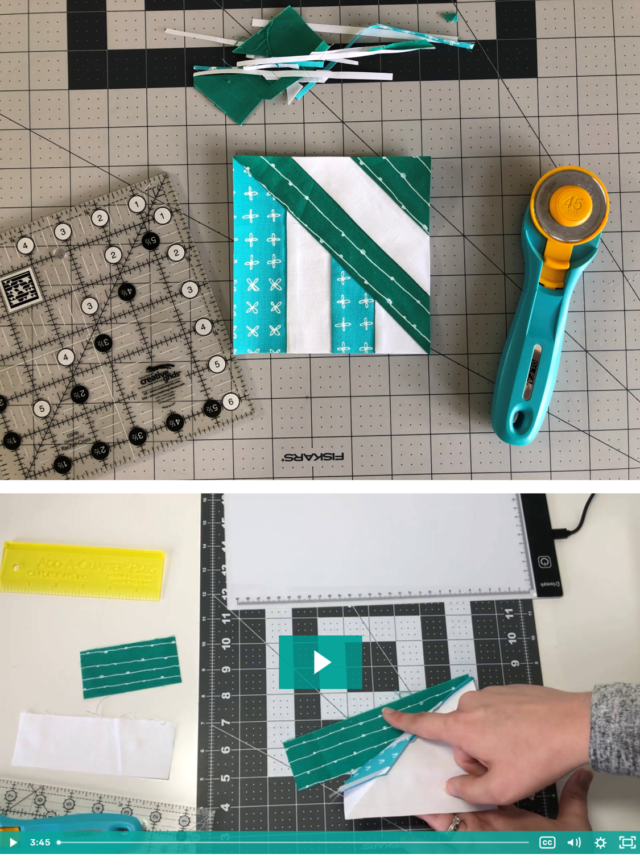 Foundation Paper Piecing 101 online quilting class about