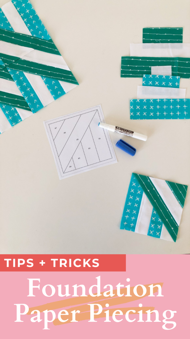 3 tips for foundation paper piecing