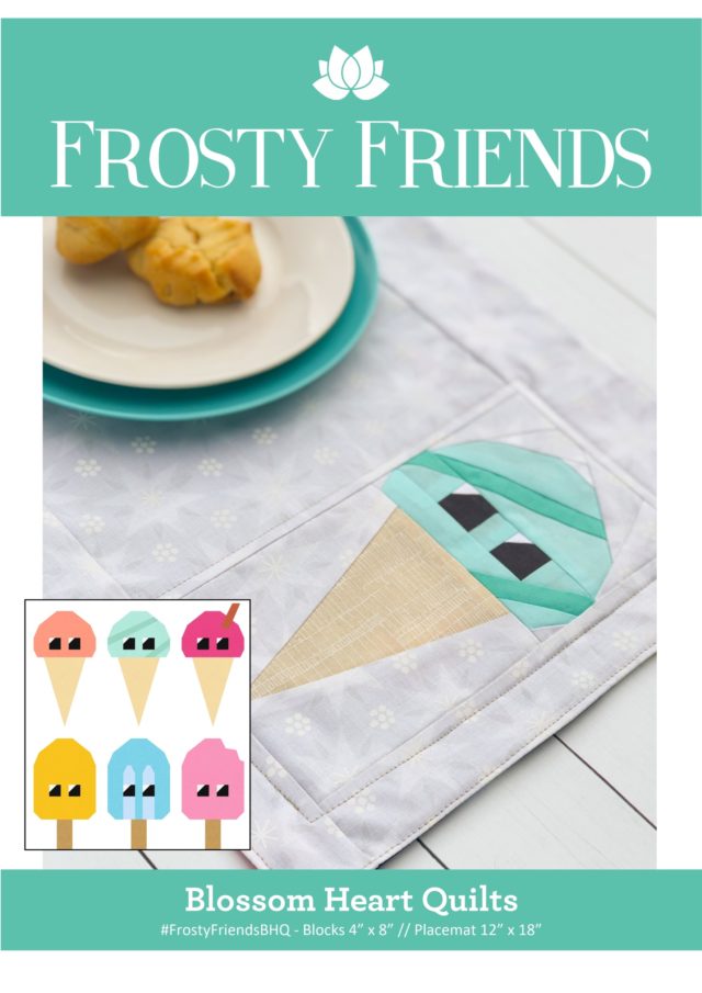 Ice cream quilt block pattern