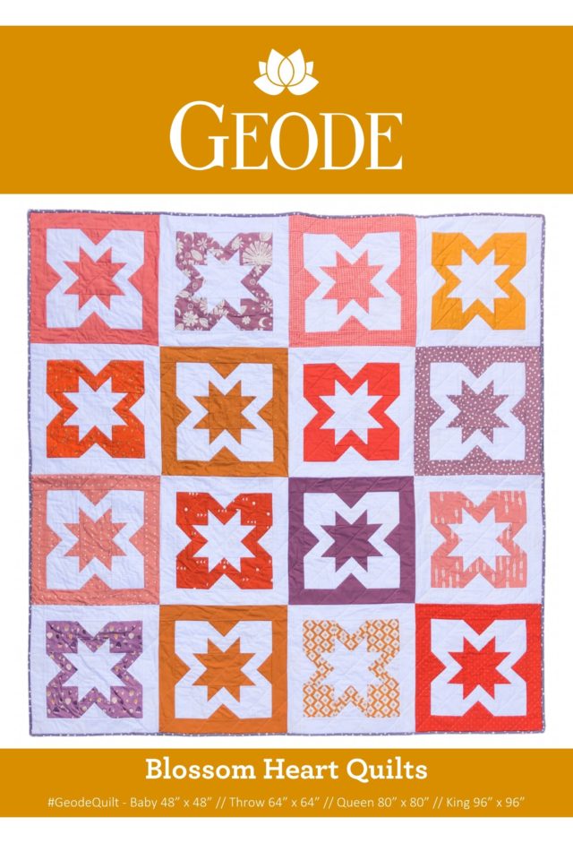 A modern star quilt pattern
