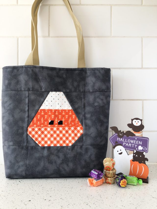 Candy Corn trick or treat bag