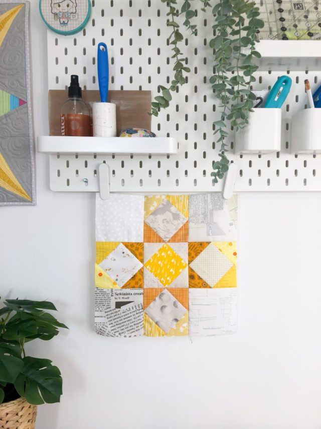 Scrappy quilt block tutorial