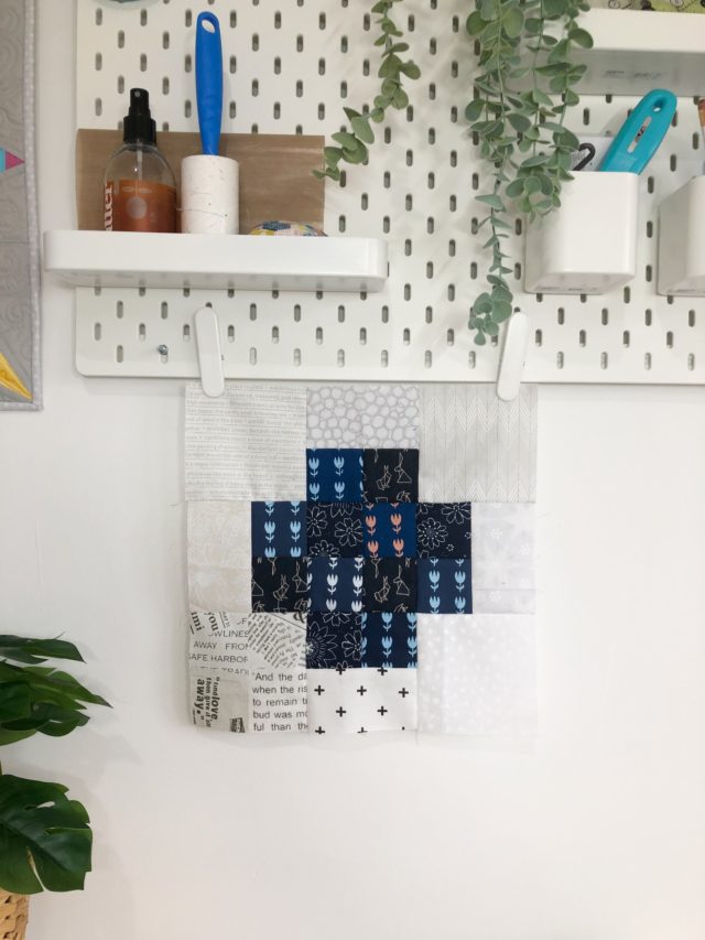 Scrappy Plus quilt block