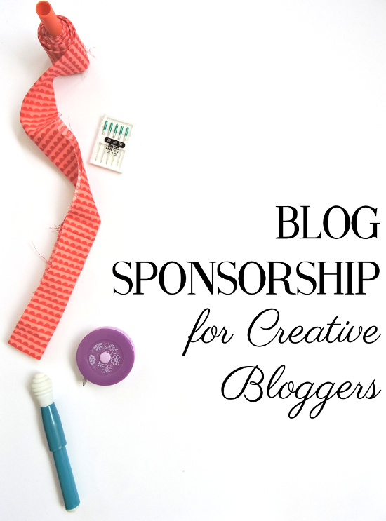 Blog Sponsorship for Creative Bloggers: Valuing Yourself As A Blogger
