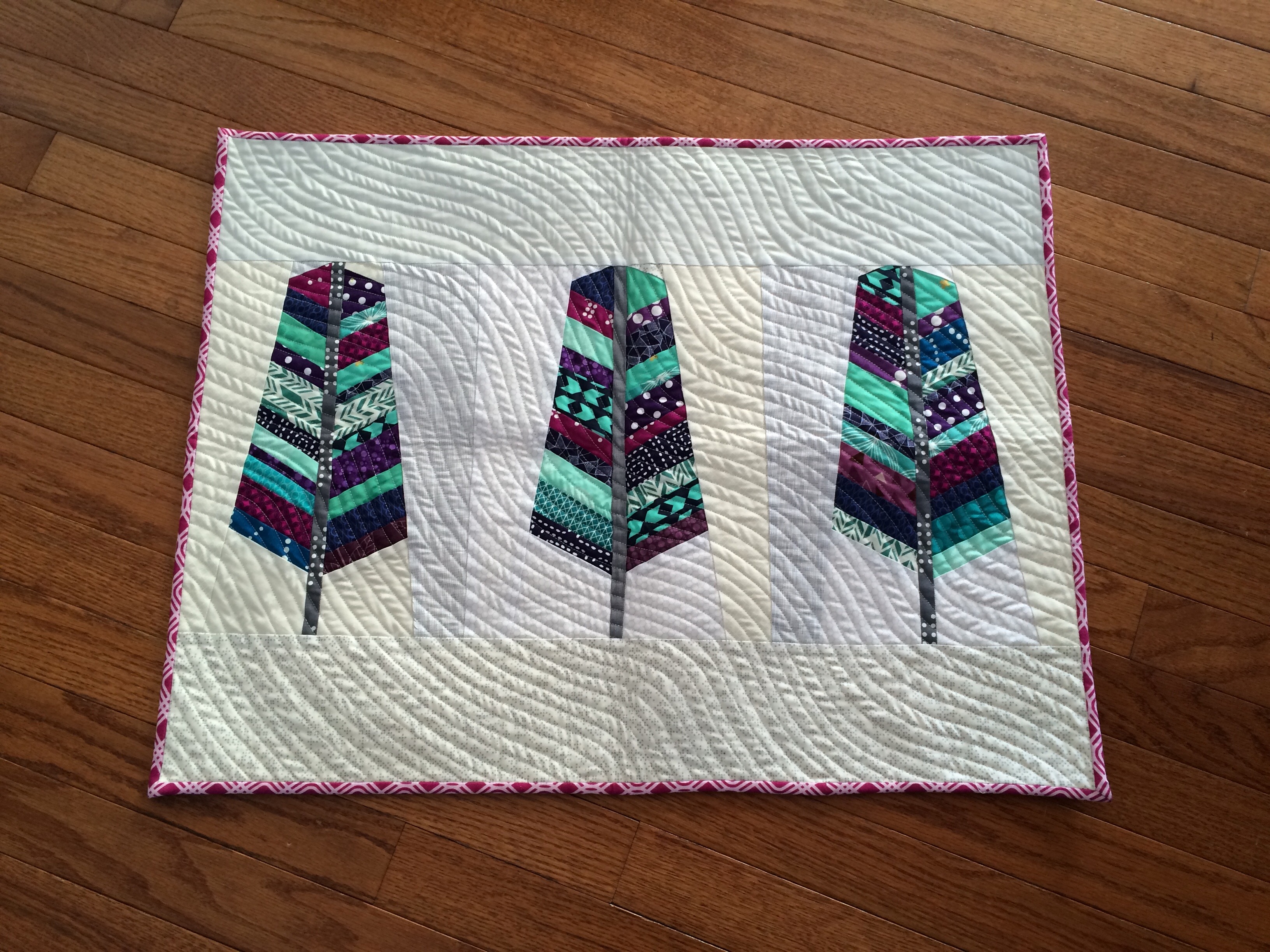 Pattern Showcase: Paper Pieced Feathers