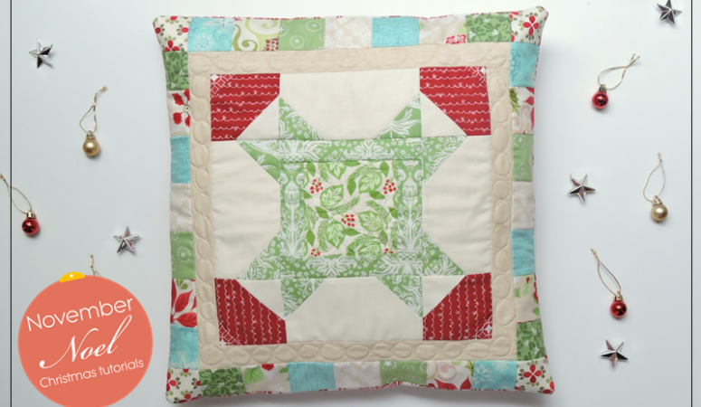 November Noel: A Christmas Star Quilt Block