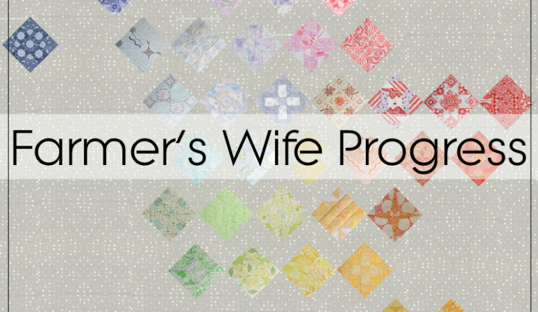 1930’s Farmer’s Wife Sampler Quilt Progress: Third Of The Way