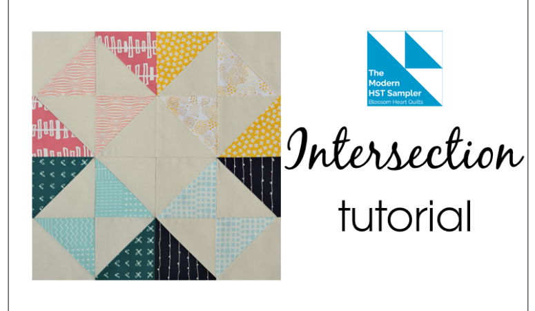 Intersection quilt block tutorial feat