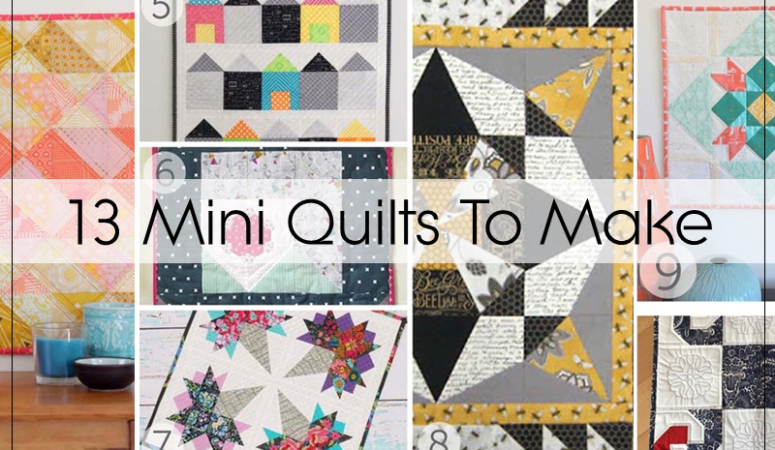 13 Mini Quilt Tutorials To Whip Up For Christmas