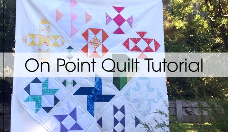 How To Set A Quilt Top On Point | Setting Triangles Maths and Tutorial