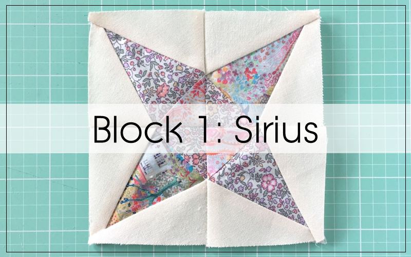 Paper piecing in a quilt block - Pieced Brain